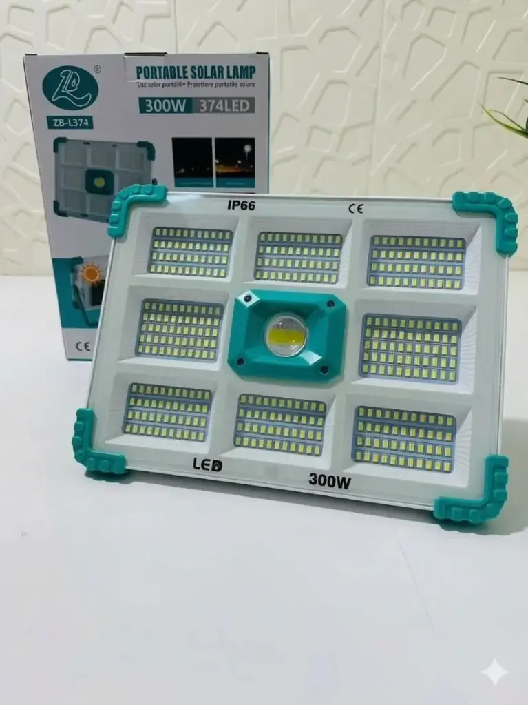 Projecteur Solaire Portable LED 300W
