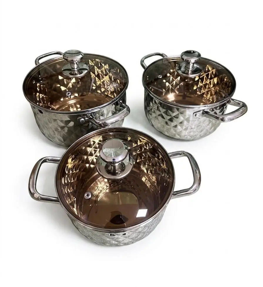 Ensemble de Casseroles 3 pcs