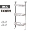 Articles de toilette de salle de bain à 3 couches