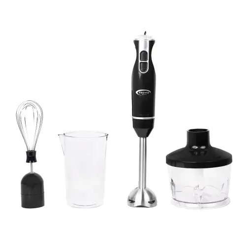 Mixeur Plongeant 4en1 Prova Noir 600W