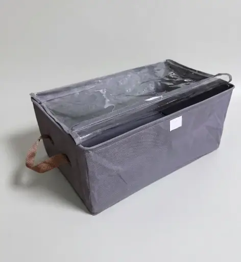 Organisateur de placard pliable gris foncé 47*28*20 cm