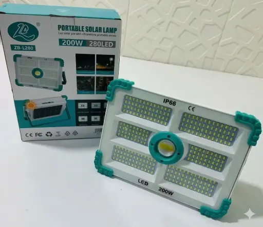 Projecteur Solaire Portable LED 200W
